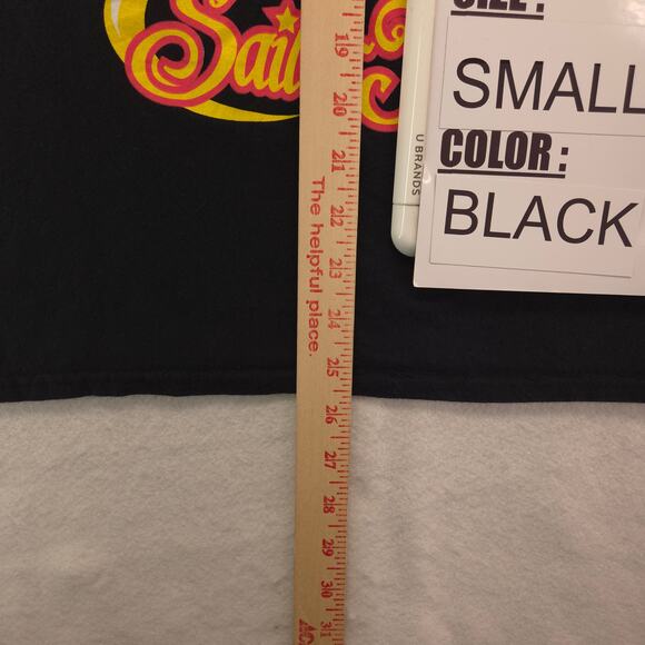 Sailor Moon Anime Graphic Short Sleeve Crew Neck T Shirt Mens Size S Black - Picture 6 of 9